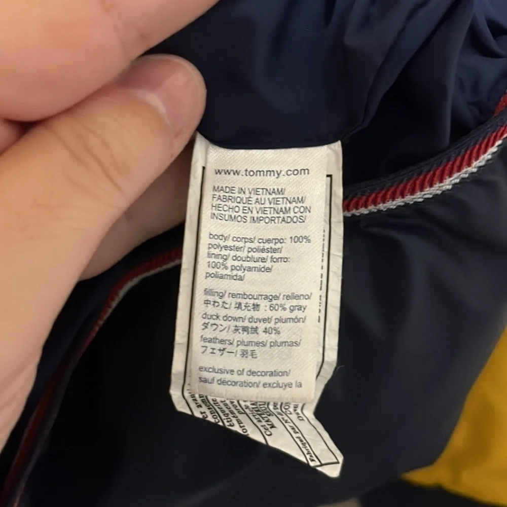 Tommy Hilfiger Duck Down Multicoloured Puffer